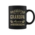 Promoted To Grandpa Again 2023 Soon To Be Dad Fathers Day Coffee Mug
