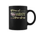 Proud Army Grandma Us Flag Dog Tag Military Grandmother Gift Coffee Mug