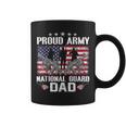 Proud Army National Guard Dad Usa Flag Military For 4Th July Coffee Mug