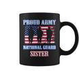 Proud Army National Guard Sister Usa Veteran Military Coffee Mug