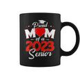 Proud Mom Of A Class Of 2023 Senior 23 Graduate Heart Family Coffee Mug