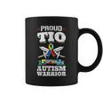 Proud Tio Of An Autism Warrior Awareness Ribbon Uncle Coffee Mug