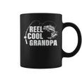 Reel Cool Grandpa Design With Fish And Fishing Rod Gift For Mens Coffee Mug