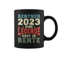 Rentner 2023 Rente Spruch Retro Vintage Tassen