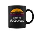 Respect The Groundhog Woodchuck Retro Ground-Hog Day Coffee Mug