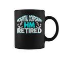 Retired Navy Hospital Corpsman Retirement Gift Military Coffee Mug