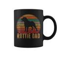 Retro Rottweiler Dad Gift Rott Dog Owner Pet Rottie Father Coffee Mug