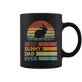 Retro Vintage Best Bunny Dad Ever Animals Lover Coffee Mug