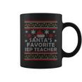 Santas Favorite Iep Teacher Gift Ugly Christmas Coffee Mug