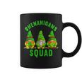 Shenanigans Squad Funny St Patricks Day Gnome Shamrock Irish Coffee Mug
