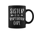 Sister Of The Birthday Girl Sibling Birthday Party Coffee Mug