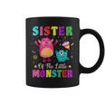 Sister Of The Little Monster Family Matching Birthday Party Coffee Mug