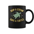 Skip A Straw Save A Turtle Reduce Reuse Recycle Earth Day Coffee Mug