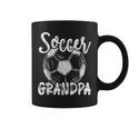 Soccer Grandpa Men Family Matching Team Player Soccer Ball Coffee Mug