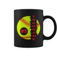 Softball Custom Name And Number Sport Lover Sport Player Personalized Gift Coffee Mug