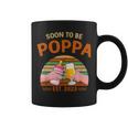 Soon To Be Poppa Est 2023 Fathers Day New Dad Vintage Coffee Mug