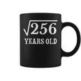 Square Root Of 256 16 Yrs Years Old 16Th Birthday Coffee Mug