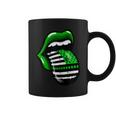 St Patricks Day Irish American Shamrock Flag Paddy Patty Day Coffee Mug