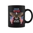 Team Wood Lifetime Member Us Flag Coffee Mug