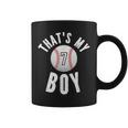 Thats My Boy Baseball Jersey Number 7 Vintage Mom Dad Coffee Mug