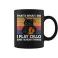 Thats What I Do I Play Cello And I Know Things Coffee Mug