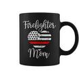 Thin Red Line Firefighter Mom Gift From Son Fireman Gift Coffee Mug