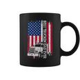 Trucker Best Truckin’ Dad Ever Usa Flag Driver Father’S Day Coffee Mug