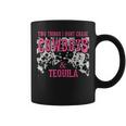 Two Things We Dont Chase Cowboys And Tequila Cowhide Coffee Mug