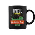 Uncle Dinosaur Hilarious Birthday Boy Uncle Gifts Funny Gift For Mens Coffee Mug