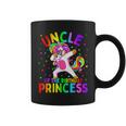 Uncle Of The Birthday Princess Girl Dabbing Unicorn Coffee Mug