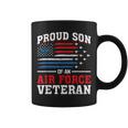 Us Air Force Veteran Proud Son Of An Air Force Veteran Coffee Mug