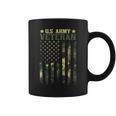 Us Army Veteran Patriotic Military Camouflage American Flag Coffee Mug