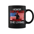 Usa Flag Honor The Fallen Thank The Living Veterans Coffee Mug