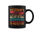 Veteran Dad Risks His Life To Protect Veterans Daughter Coffee Mug