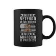 Veteran Honor Grandma Priceless American Veteran Grandma Coffee Mug