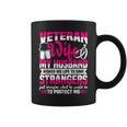 Veteran Wife Husband Soldier & Saying For Military Women Coffee Mug