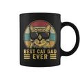 Vintage Best Cat Dad Ever Bump Fit For Men Women Boys Girls Coffee Mug