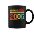 Vintage Born In 2005 Birthday Year Party Wedding Anniversary Coffee Mug