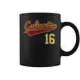 Vintage Culiacan Number 16 Sports Player Coffee Mug