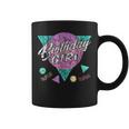 Vintage Retro 80S Birthday Girl Shirt 1980S Womens 90S Party Coffee Mug