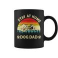 Vintage Stay At Home Dog Dad Retro Dog Lovers Fathers Day Coffee Mug