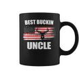 Vintage Usa Hunting Pun Best Buckin Uncle Cute Flag Gift Gift For Mens Coffee Mug
