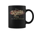 Watts Personalized Name Gifts Name Print S With Name Watts Coffee Mug