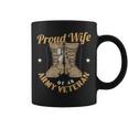Womens 4Th Of July Celebration Proud Wife Of An Army Veteran Spouse Coffee Mug
