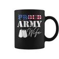 Womens Army Wife Veterans Day Military Patriotic Female Soldier Coffee Mug