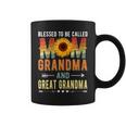 Womens Blessed To Be Called Mom Grandma Great Grandma Mothers Day Coffee Mug