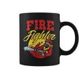 Womens Fire Fighter With Water Hose Fighting The Fire Gift Coffee Mug