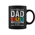 Womens I Tell Dad Jokes Periodically Element Chemistry Fathers Day Coffee Mug