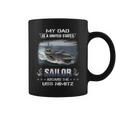 Womens My Dad Is A Sailor Aboard The Uss Nimitz Cvn 68 Coffee Mug