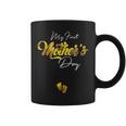 Womens My First Mothers Day Pregnancy Announcement Shirt Mom To Be V2 Coffee Mug